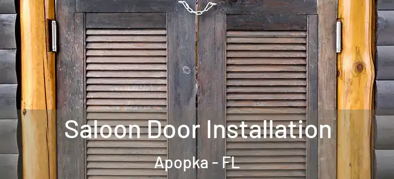  Saloon Door Installation Apopka - FL