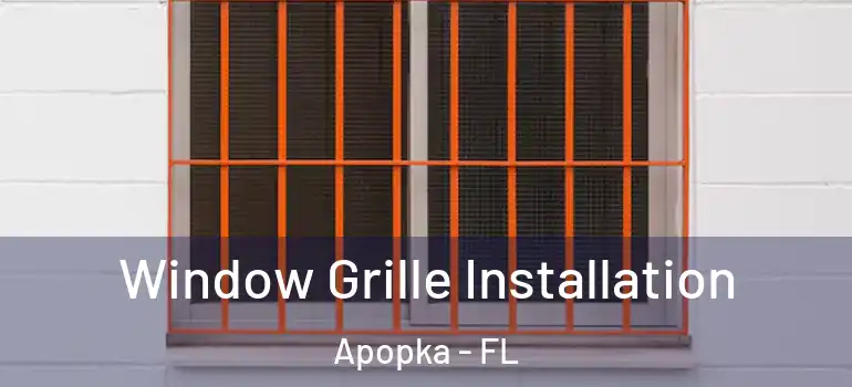  Window Grille Installation Apopka - FL